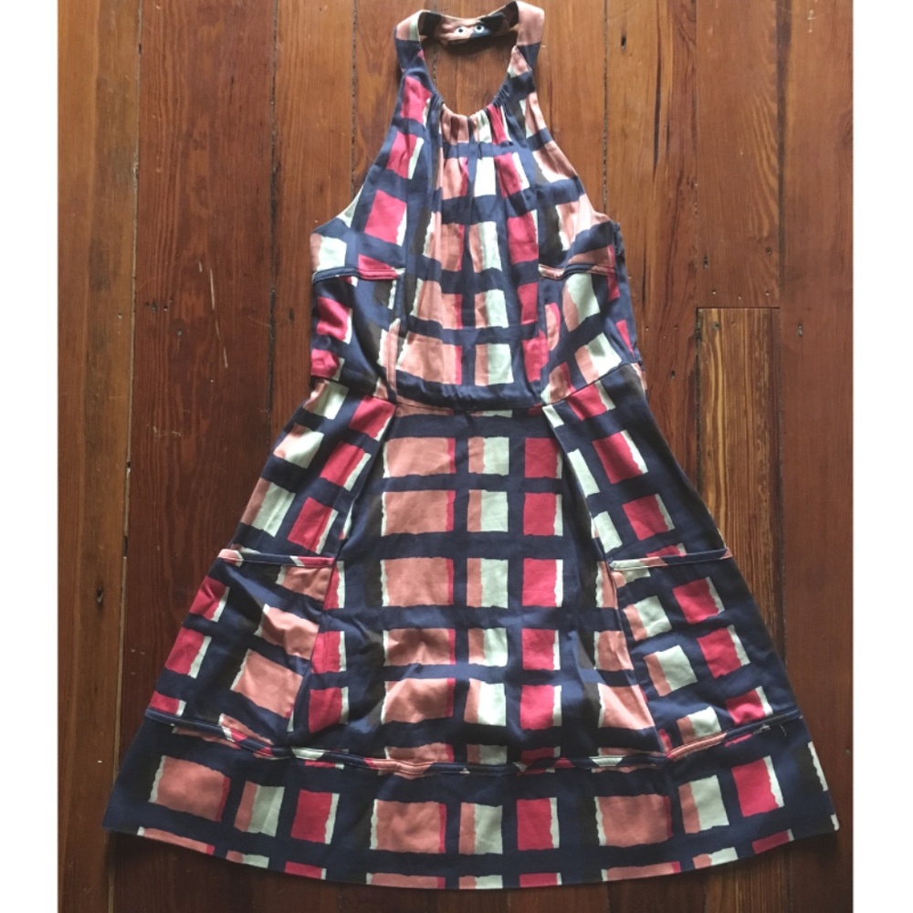 Jessica Simpson Halter Print Dress